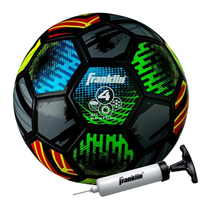 Franklin Sports Mystic Kids Soccer Ball - Size 4 Youth Soccer Ball - Soft Cover - Great for Kids and Toddlers - Air Pump Included by Franklin Sports - Used - Like New condition