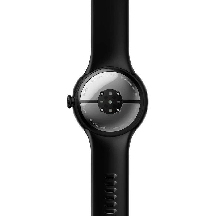 Google Pixel Watch 2 (Bluetooth) - 32GB - 1.2 inch - Matte Black Aluminum Case with Obsidian Fluoroelastomer Active Band by Google - Image 5