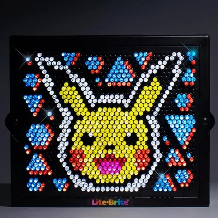 Lite Brite Super Bright HD, Pokemon Edition - Creative Retro Light-Up Screen - Educational Play for Children, Enhances Creativity, Gift for Boys and Girls Ages 6+ by Lite Brite - Image 2