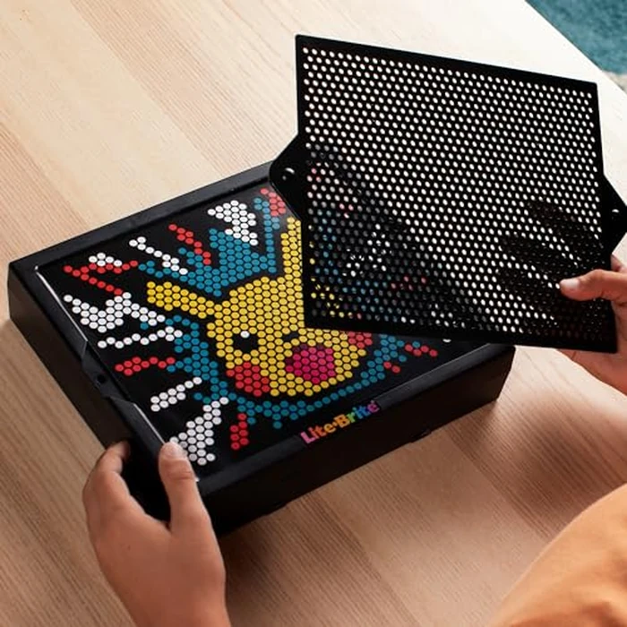 Lite Brite Super Bright HD, Pokemon Edition - Creative Retro Light-Up Screen - Educational Play for Children, Enhances Creativity, Gift for Boys and Girls Ages 6+ by Lite Brite - Image 5