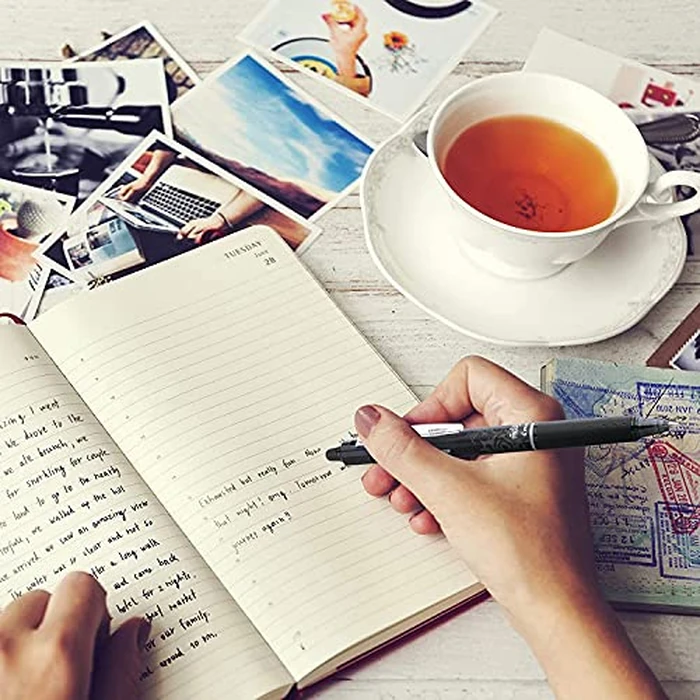 Pilot FriXion Erasable Gel Pens, Fine Point 0.7 mm Erasable Pens, Pack of 10 Assorted Colors by PILOT - Image 5