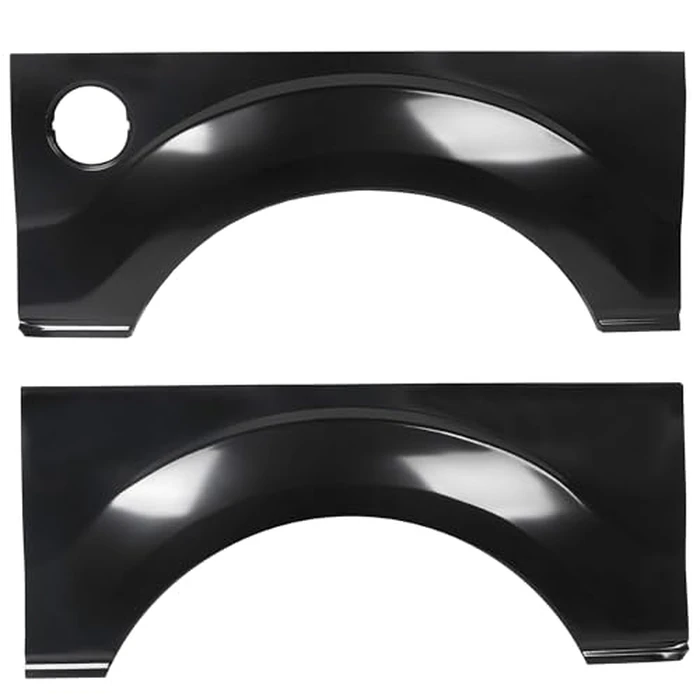 ECOTRIC Rear Wheel Arch Quarter Panel Compatible with 2009-2014 Ford F150 LD W/O Molding Holes, Bed Upper Repair Panel Replacement Steel Left & Right by ECOTRIC - Image 3