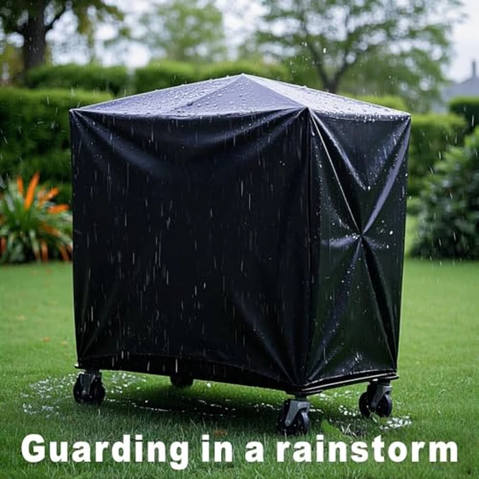 Garage Sports Equipment Organizer Cover, Ball Storage Rack Cover Outdoor, 600D Oxford, Waterproof & Dustproof, 38 "L x 18" W x 45 "H - Protecting Your Sports Equipment and Toys.(Cover Only) by VeyoStories - Image 5