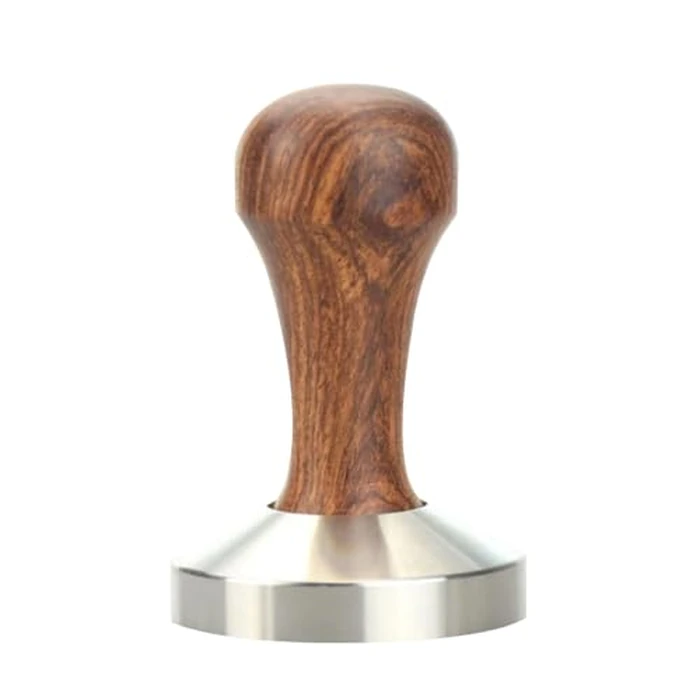 VOSAREA 57mm Espresso Tamper Walnut Wood Coffee Pressing Hammer Tool for Espresso Ergonomic Design Safe for Home Cafe by VOSAREA - Image 1