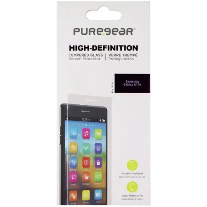 PureGear High-Definition Tempered Glass for Galaxy A10e - Clear by PureGear - Refurbished - Brand New condition