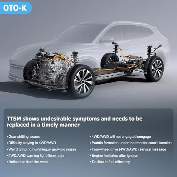 OTO-K 4WD Transfer Case Motor Actuator Compatible with Chevy Silverado Suburban Tahoe GMC Yukon XL 1500 Ram 1500 2500 3500 4500 Cadillac Escalade Hummer H2,4WD Actuator Replace#600-908 68089746AA by OTO-KAUTOPARTS - Image 3