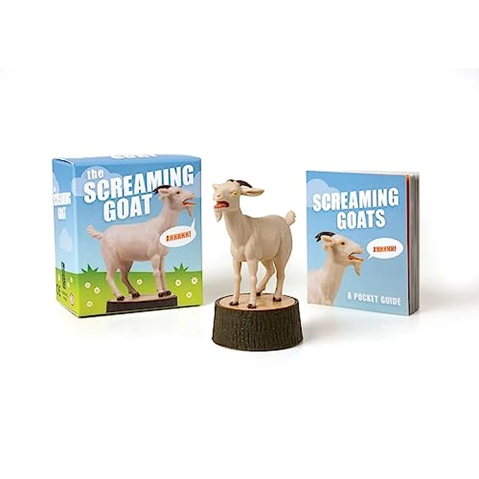 The Screaming Goat (Book & Figure) by Running Press Mini Editions - Used - Good condition - US$4.99