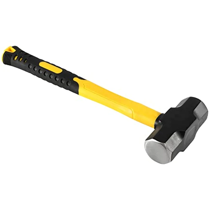 PINGEUI 2 Packs 3 lbs Sledge Hammer, 14 Inch Heavy Duty Drilling Hammer, Carbon Steel Crack Hammer with Shock Absorbent Handle for Construction, Home Improvement, Maintenance by PINGEUI - Image 4
