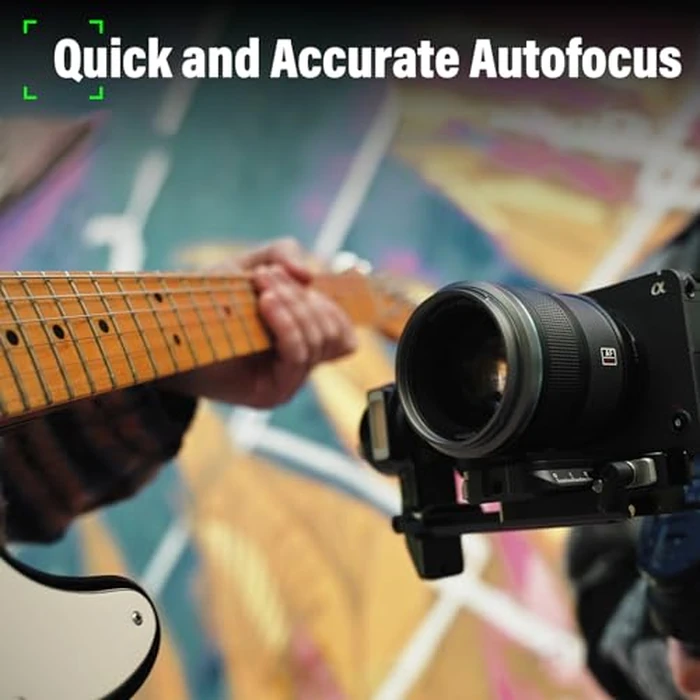 SIRUI Sniper 56mm Autofocus Lens, F1.2 Wide Angle APS-C Camera Lens for A5, A6, FX30, ZV-E10 (E Mount, Black) by Sirui - Image 3