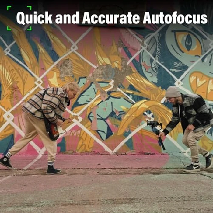 SIRUI Sniper 56mm Autofocus Lens, F1.2 Wide Angle APS-C Camera Lens for A5, A6, FX30, ZV-E10 (E Mount, Black) by Sirui - Image 4