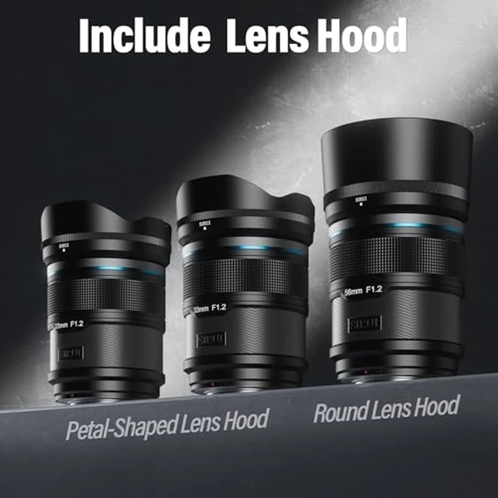 SIRUI Sniper 56mm Autofocus Lens, F1.2 Wide Angle APS-C Camera Lens for A5, A6, FX30, ZV-E10 (E Mount, Black) by Sirui - Image 5