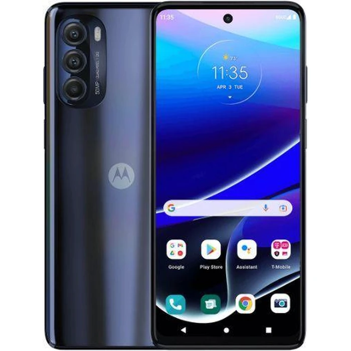Motorola Moto G Stylus 5G (2022) - 128GB - 6GB RAM - Steel Blue - Unlocked by Motorola - Refurbished - Acceptable condition - US$130.99