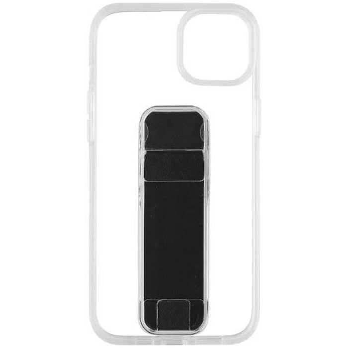CLCKR Stand & Grip Phone Case for iPhone 14 - Clear/Black by CLCKR - Image 2