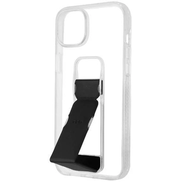 CLCKR Stand & Grip Phone Case for iPhone 14 - Clear/Black by CLCKR - Image 3