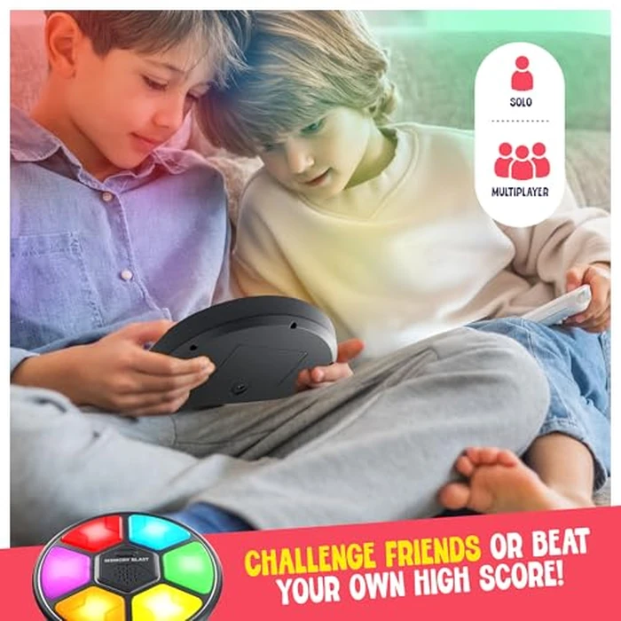 Memory Game for Kids - Gifts for Boys & Girls - 6 7 8 9 10 11 Year Old Boy Birthday Gifts - Kids Games - Toys for 10 Year Old Boy - Car Handheld Travel Games Road Trip for Ages 4-8, 6-8, 8-12 Years by Imagineers - Image 4