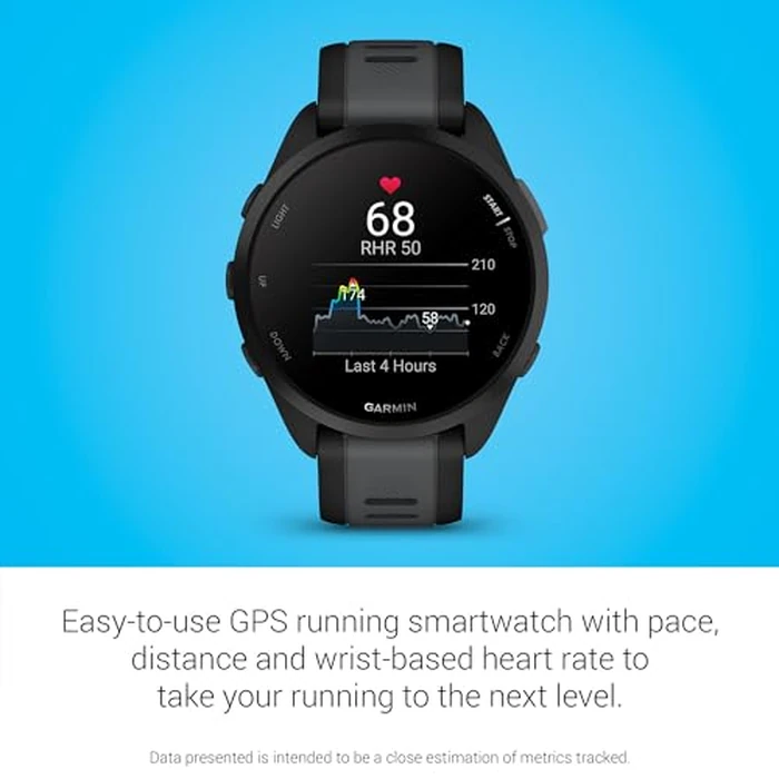 Garmin Forerunner 165 Music, Running Smartwatch, Colorful AMOLED Display, Training Metrics and Recovery Insights, Music on Your Wrist, Black by Garmin - Image 4
