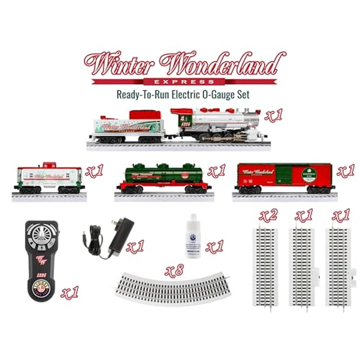 Lionel Winter Wonderland LionChief Electric O Gauge Bluetooth 5.0 Train Set with Remote by Lionel - Image 5
