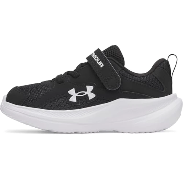 Under Armour Boys' Infant Charged Assert 11 Alternate Closure, (001) Black/Black/White, 7K, US by Under Armour - Used - Like New condition