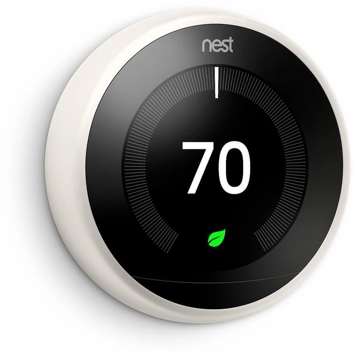 Google Nest Learning Smart Wifi Thermostat (Gen 3) - White by Google - Image 2