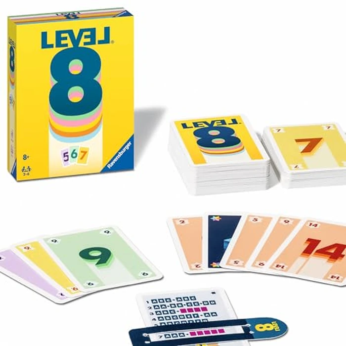 Ravensburger Level 8 Card Game with 110 Cards - Classic Family or Group Party Game for Ages 8 and Up by Ravensburger - Used - Acceptable condition - CA$10.49