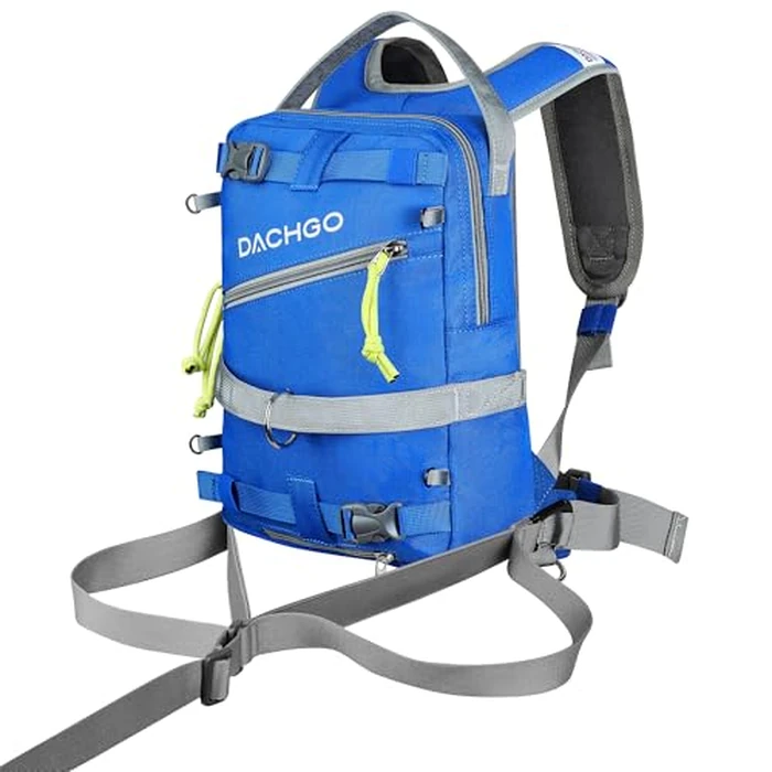 Dachgo Ski and Snowboard Harness with Training Leash for Kids - Teach Your Child The Fundamentals of Skiing or Snowboarding (Blue) by Dachgo - Used - Good condition