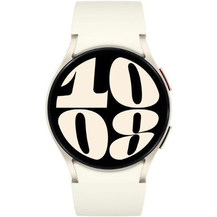 Samsung Galaxy Watch6 (Bluetooth) - 16GB - 40mm - Cream Aluminum Case with Cream Fluoroelastomer Sports Band by Samsung - Refurbished - Acceptable condition - US$71.48