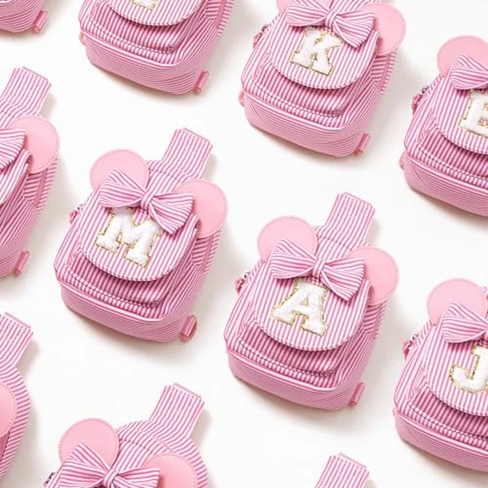 QLOVEA Crossbody Bags for Girls Travel, Initial Cross Body Bags for Kids Girl Gifts Pink Small Fanny Packs Sling Bag for Girl Personalized Friend Birthday Gifts for Girls Kid Daughter Gift (Pink S) by QLOVEA - Image 9