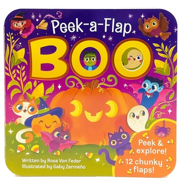 Boo Halloween Lift-a-Flap Board Book Ages 0-4 by Cottage Door Press - Used - Good condition