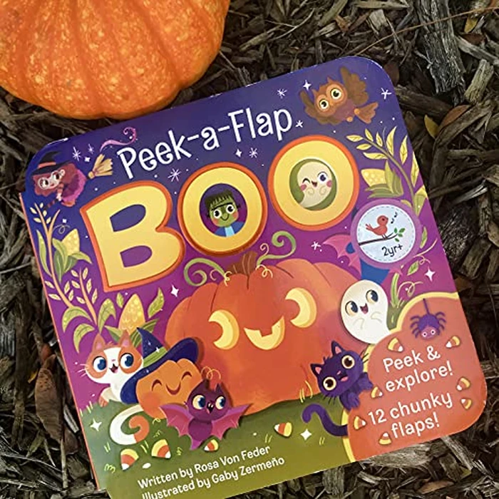 Boo Halloween Lift-a-Flap Board Book Ages 0-4 by Cottage Door Press - Image 5