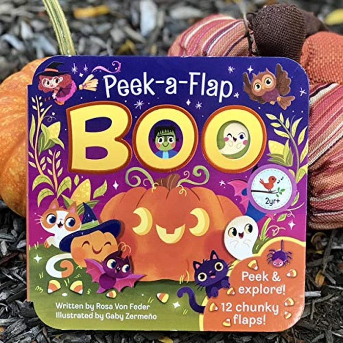 Boo Halloween Lift-a-Flap Board Book Ages 0-4 by Cottage Door Press - Image 7