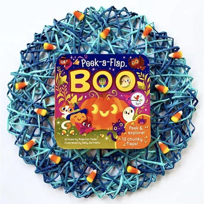 Boo Halloween Lift-a-Flap Board Book Ages 0-4 by Cottage Door Press - Image 8