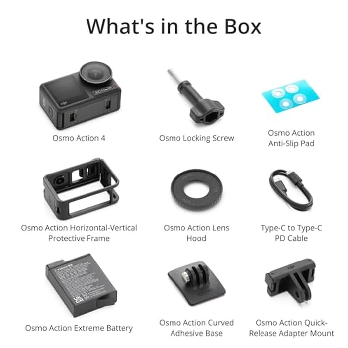DJI Osmo Action 4 Standard Combo, 4K/120fps Waterproof Action Camera with a 1/1.3-Inch Sensor, Stunning Low-Light Imaging,10-bit & D-Log M Color Performance, Long-Lasting 160 Mins, Outdoor Camera by DJI - Image 8