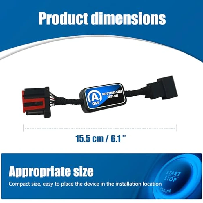 YESCHE Auto Start Stop Eliminator Compatible with Ford F150 2021-2025 Automatic Startstop Engine System Disabler Canceller Cable Device Stops Shutoff Saves Battery Accessories by YESCHE - Image 7