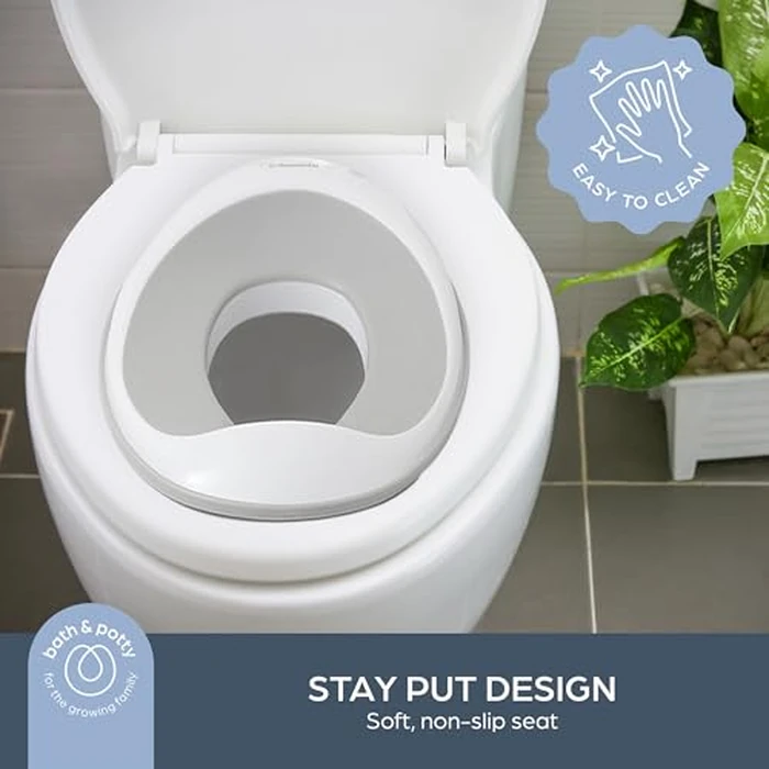 Dreambaby EZY- Potty Training Toilet Seat Topper, Non-Slip and Great for Travel, Grey, Toilet Training Seat by Dreambaby - Image 3