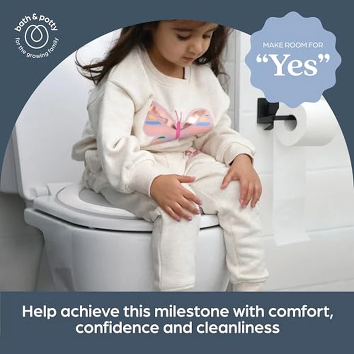 Dreambaby EZY- Potty Training Toilet Seat Topper, Non-Slip and Great for Travel, Grey, Toilet Training Seat by Dreambaby - Image 4
