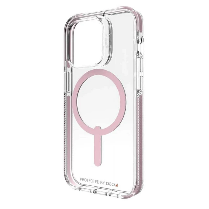 Zagg Gear4 Piccadilly Snap Phone Case for iPhone 14 Pro - Pink/Clear by Zagg - Image 3
