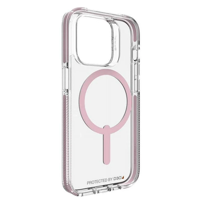 Zagg Gear4 Piccadilly Snap Phone Case for iPhone 14 Pro - Pink/Clear by Zagg - Image 4
