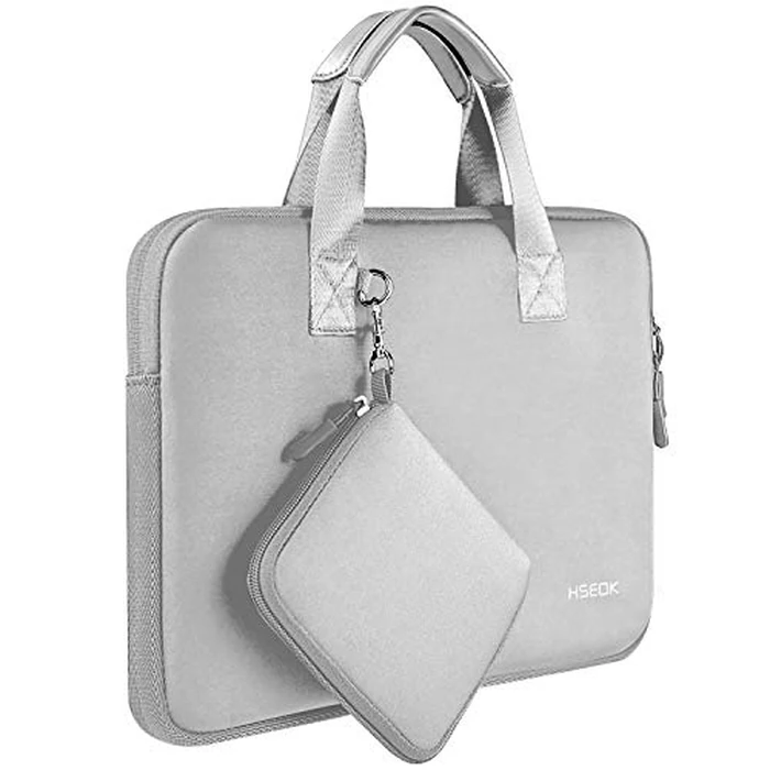 Hseok Laptop Sleeve 13.3-14 inch Case with Small Pouch, Neoprene Computer Bag Compatible with MacBook Neo/Pro 14 M5/M4/M3/M2/M1, Mac Air/Pro 13.3, XPS 14 and Most 13-14 inch Notebooks,L02G03 by HSEOK - Used - Like New condition