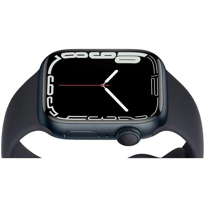 Apple Watch Series 7 (Cellular + GPS) - 32GB - 41mm - Midnight Aluminum Case with Midnight Rubber Sport Band by Apple - Image 5