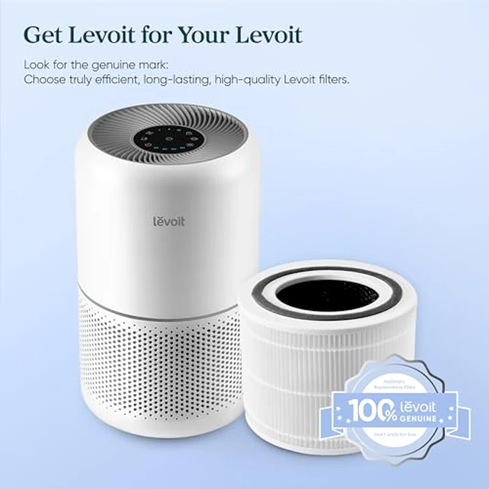 Levoit Core 300-P Air Purifier Replacement Filter, Genuine Core300S-P Filter with High-Efficiency Activated Carbon for Removal of Smoke, Odor, Allergens, Pollen, Core 300-RF, White by Levoit - Image 6
