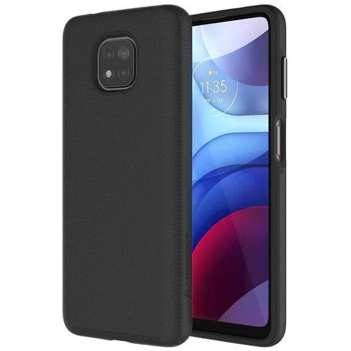 Axessorize PROTech Dual-Layered Anti-Shock Phone Case with Military-Grade Durability for Motorola Moto G Power (2021) - Black by Axessorize - Refurbished - Brand New condition