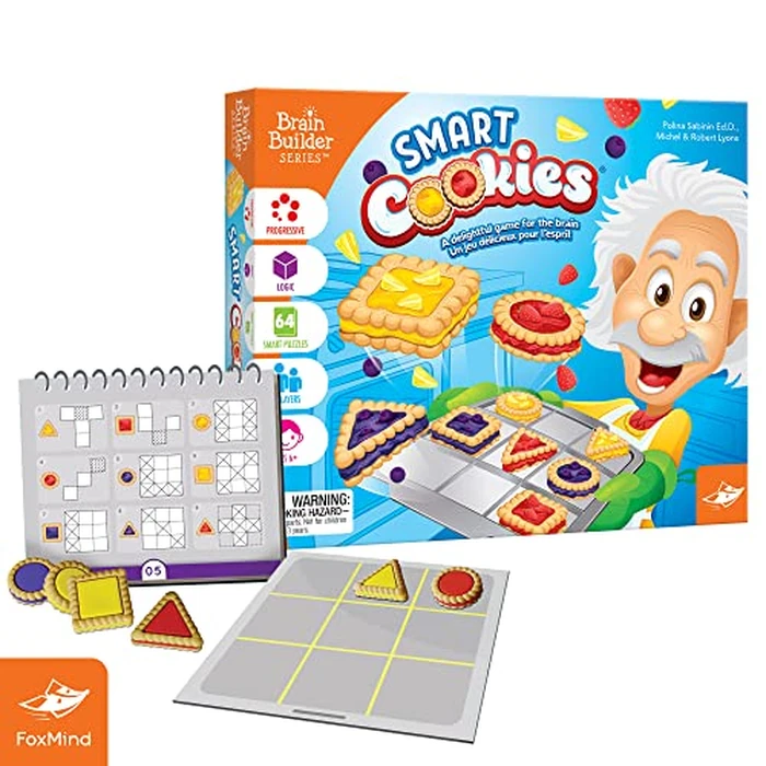 FoxMind Games: Smart Cookies Logic Puzzle Game, Deduction Game for Kids Ages 6+ and Brain Teaser Lovers, STEM Learning Toy from Brain Builder Series, Develops Problem-Solving Skills, 1+ Players by FoxMind - Image 2