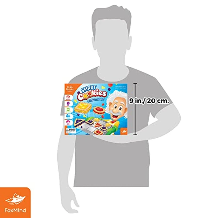 FoxMind Games: Smart Cookies Logic Puzzle Game, Deduction Game for Kids Ages 6+ and Brain Teaser Lovers, STEM Learning Toy from Brain Builder Series, Develops Problem-Solving Skills, 1+ Players by FoxMind - Image 3