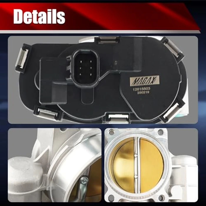MACAX Electronic Throttle Body Assembly S20050 Compatible with Chevrolet Express Silverado 1500 Malibu GMC Savana Sierra 1500 Pontiac G6 G8 Saturn Aura 3.6L 4.3L V6 Replaces 12615503 TB1021 977-313 by MACAX - Image 4