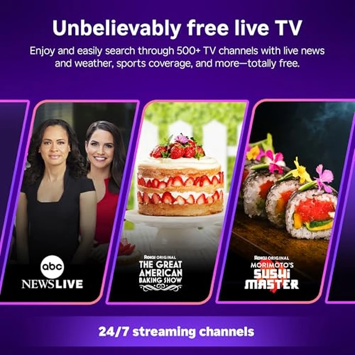 Roku Smart TV 2026 - 40-Inch Select Series, 1080p Full HD TV - Roku TV with Voice Remote - Flat Screen LED Television with Wi-Fi for Streaming Live Local News Sports & Movies, Bluetooth Headphone Mode by Roku - Image 5