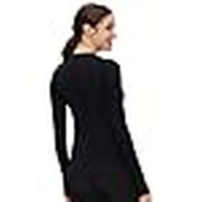Long Sleeve Workout Tops for Women, Compression Shirt, Sports Running Shirt Breathable Athletic Top Slim Fit, Black, L by COZYFIT - Image 6