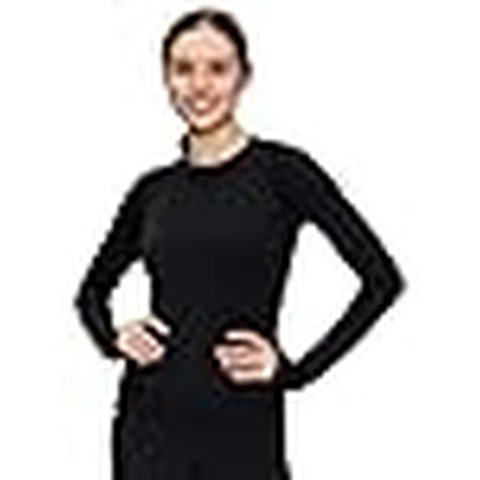 Long Sleeve Workout Tops for Women, Compression Shirt, Sports Running Shirt Breathable Athletic Top Slim Fit, Black, L by COZYFIT - Image 9