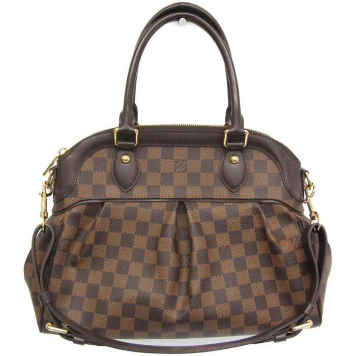 Louis Vuitton Trevi Damier Canvas Handbag Shoulder Bag - Canvas - Ebene by Louis Vuitton - Image 1