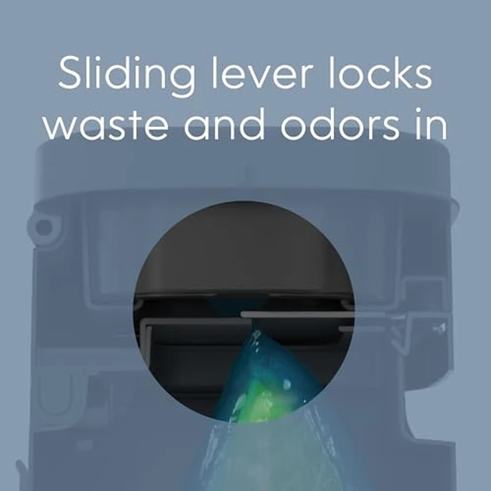 Pet Genie Pail | Dog Waste Disposal System for Outdoor and Indoor Odor Control | Dog Poop Trash can | Includes 1 Square Refill Bag That Lasts up to 2 Months by Pet Genie - Image 4