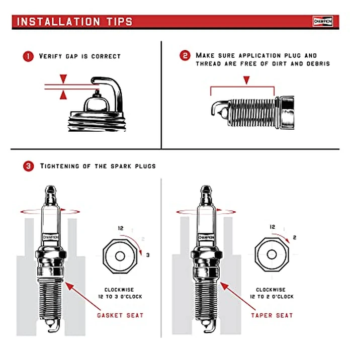 Champion Agricultural 555 Spark Plug (Carton of 6) - UD16 by Champion - Image 2